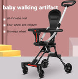 StrollEase 2 Baby Stroller Portable Stroller Lightweight Stroller Travel Trolley for Babies Folding Four-Wheel Baby Cart Two-Way Seats